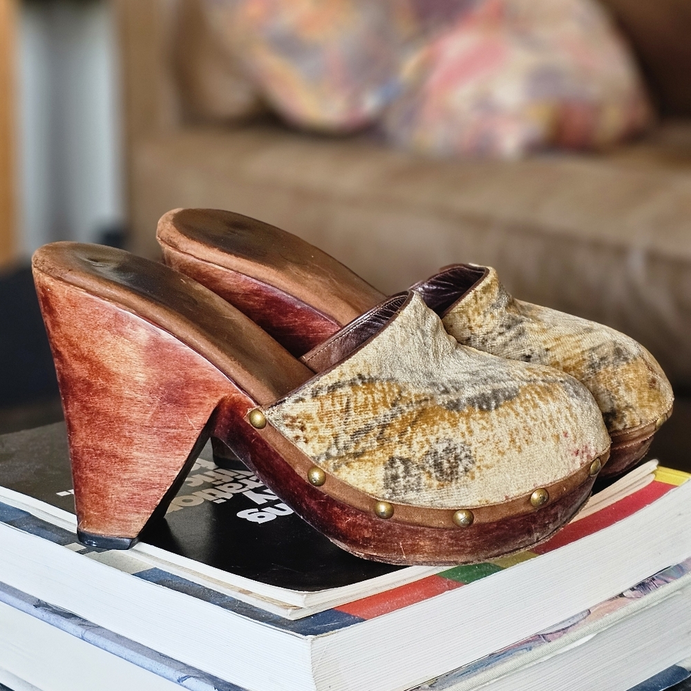 Calleen Cordero Wooden Bohemiam Clogs